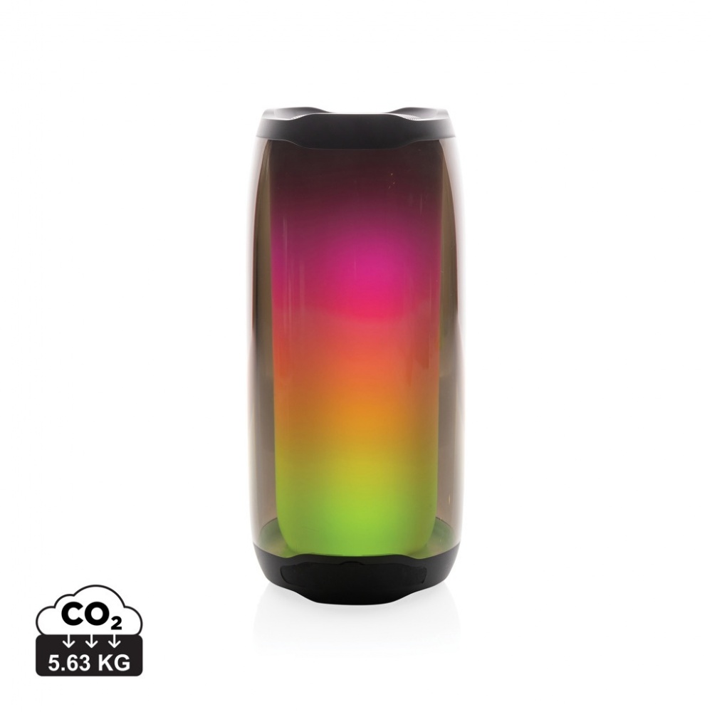 Logo trade promotional giveaway photo of: RCS recycled plastic Lightboom 10W speaker