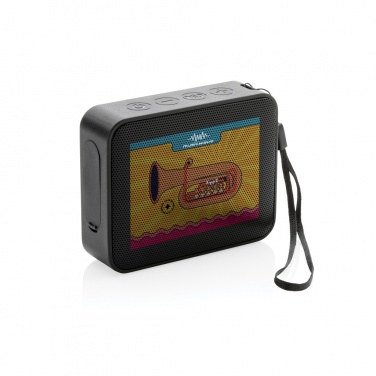 Logo trade promotional products image of: Urban Vitamin Vallejo RCS rplastic 3W speaker IPX 7