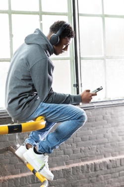 Logo trade corporate gifts image of: Urban Vitamin Palo Alto RCS rplastic headphone
