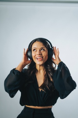 Logotrade corporate gift image of: Urban Vitamin Cupertino RCS rplastic ANC headphone