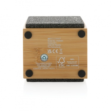Logotrade promotional product picture of: Wynn 5W bamboo wireless speaker