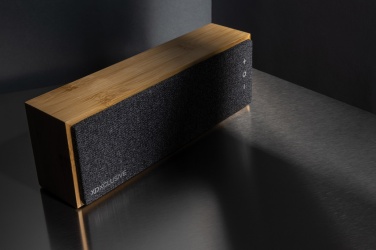 Logo trade promotional merchandise image of: Wynn 10W bamboo wireless speaker