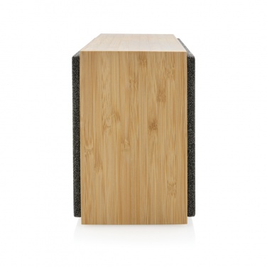 Logo trade corporate gifts image of: Wynn 20W bamboo wireless speaker