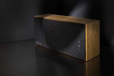 Logotrade business gift image of: Wynn 20W bamboo wireless speaker