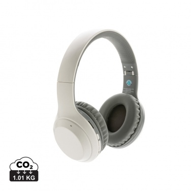 Logo trade promotional merchandise picture of: RCS standard recycled plastic headphone