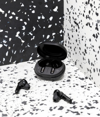 Logo trade promotional merchandise picture of: RCS standard recycled plastic TWS earbuds
