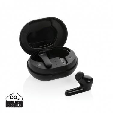 Logotrade advertising products photo of: RCS standard recycled plastic TWS earbuds