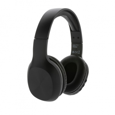Logo trade promotional giveaways picture of: RCS recycled plastic JAM wireless headphone