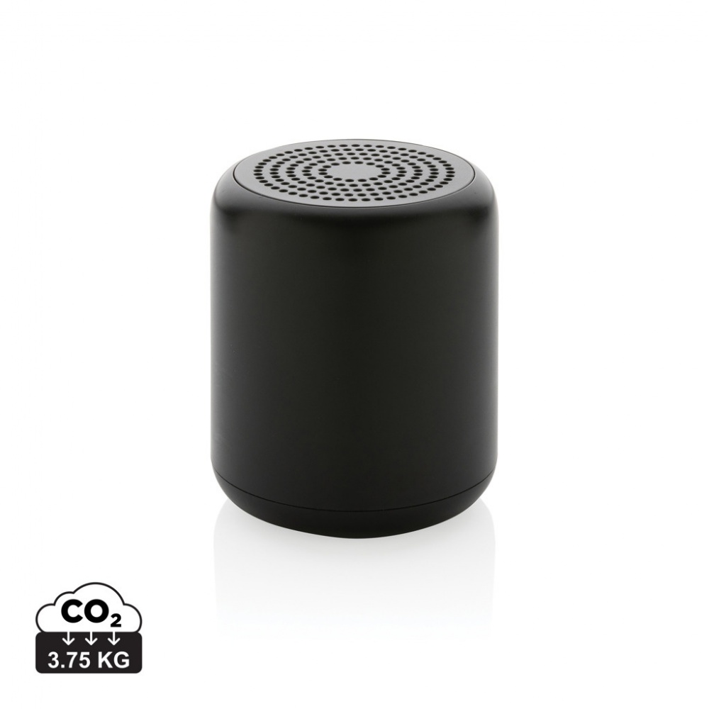 Logo trade promotional merchandise photo of: RCS certified recycled plastic 5W Wireless speaker
