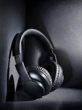 Logo trade advertising products picture of: Terra RCS recycled aluminium wireless headphone
