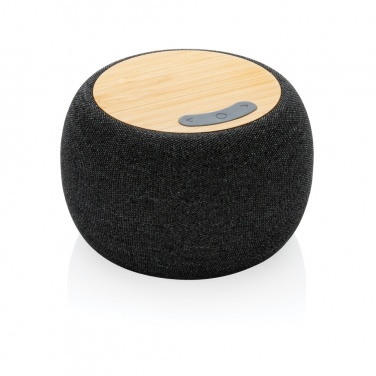 Logotrade advertising product image of: RCS Rplastic/PET and bamboo 5W speaker