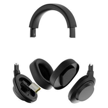 Logo trade business gift photo of: Irvine RCS recycled and repairable ANC wireless headphone