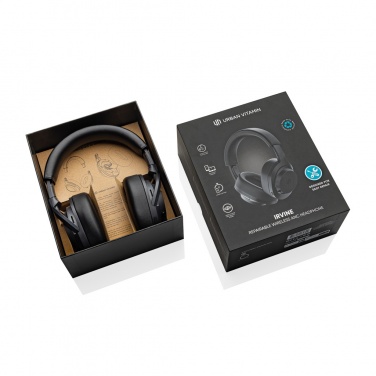 Logo trade promotional merchandise picture of: Irvine RCS recycled and repairable ANC wireless headphone