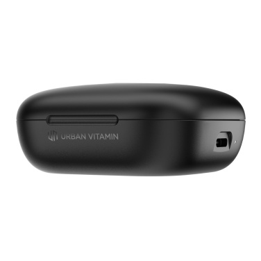 Logo trade corporate gifts image of: Lakewood RCS recycled and repairable wireless earbuds
