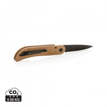 Logo trade advertising product photo of: Nemus Luxury Wooden knife with lock