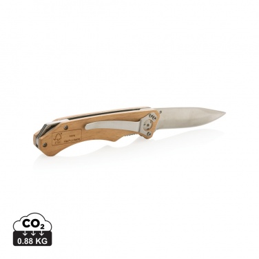 Logotrade promotional giveaway picture of: Wooden outdoor knife