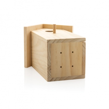 Logo trade promotional item photo of: Wooden birdhouse