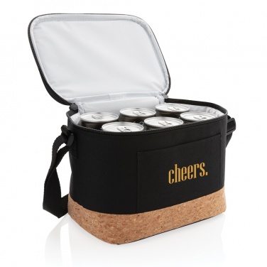 Logotrade promotional merchandise image of: Two tone cooler bag with cork detail