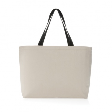 Logo trade promotional gifts image of: Impact Aware™ 285 gsm rcanvas large cooler tote undyed