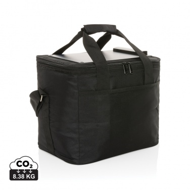 Logo trade promotional merchandise picture of: Pedro AWARE™ RPET deluxe cooler bag with 5W solar panel