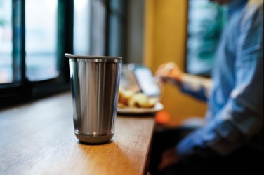 Logo trade promotional giveaways image of: Dia travel tumbler