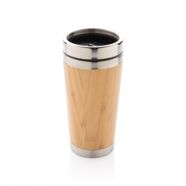 Logo trade advertising products image of: Bamboo tumbler