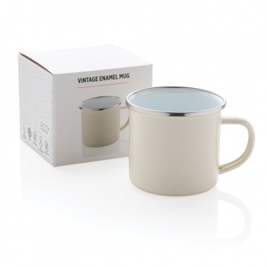 Logo trade promotional item photo of: Vintage enamel mug