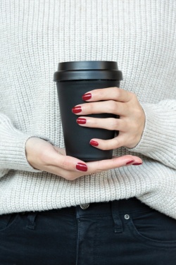 Logotrade promotional item picture of: Reusable double wall coffee cup 300ml