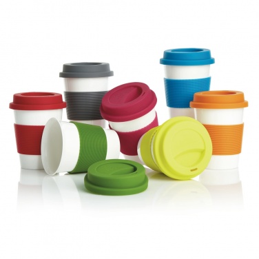 Logo trade corporate gifts image of: PLA coffee cup