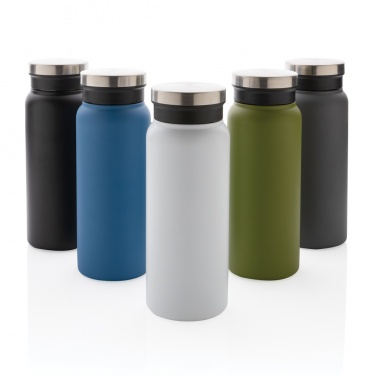 Logotrade advertising product picture of: RCS Recycled stainless steel vacuum bottle 600ML
