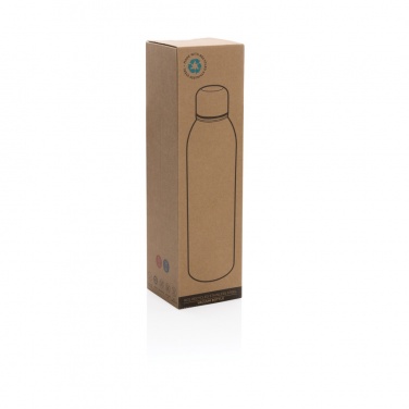 Logo trade promotional items picture of: RCS Recycled stainless steel vacuum bottle 500ML