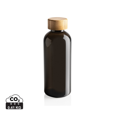Logo trade promotional gifts picture of: RCS RPET bottle with bamboo lid