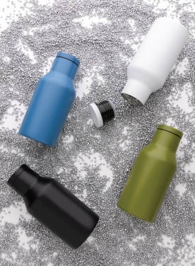 Logotrade promotional giveaways photo of: RCS Recycled stainless steel compact bottle
