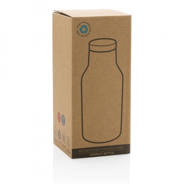 Logo trade advertising product photo of: RCS Recycled stainless steel compact bottle