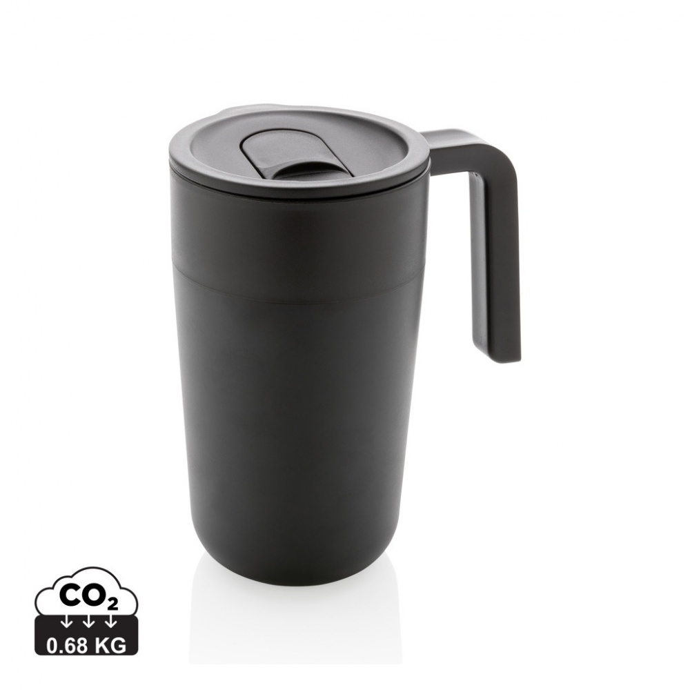 Logotrade promotional items photo of: GRS Recycled PP and SS mug with handle