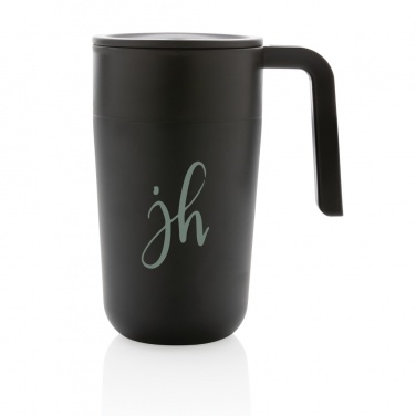 Logo trade promotional items picture of: GRS Recycled PP and SS mug with handle