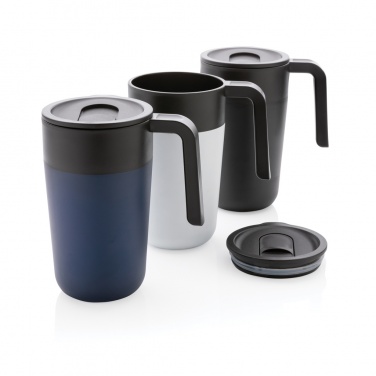 Logotrade advertising product picture of: GRS Recycled PP and SS mug with handle