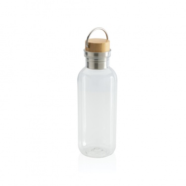 Logotrade promotional giveaway image of: RCS RPET bottle with bamboo lid and handle