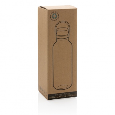 Logotrade business gifts photo of: RCS RPET bottle with bamboo lid and handle