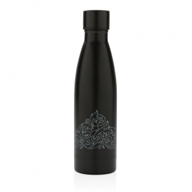 Logo trade promotional products image of: RCS Recycled stainless steel solid vacuum bottle