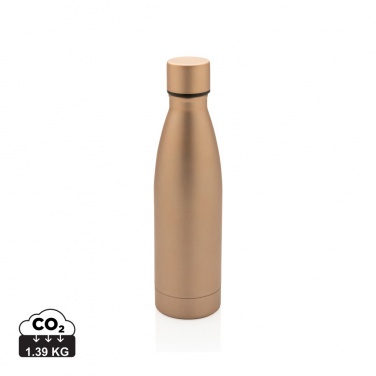 Logo trade promotional items image of: RCS Recycled stainless steel solid vacuum bottle