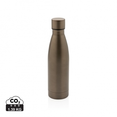 Logo trade promotional gift photo of: RCS Recycled stainless steel solid vacuum bottle