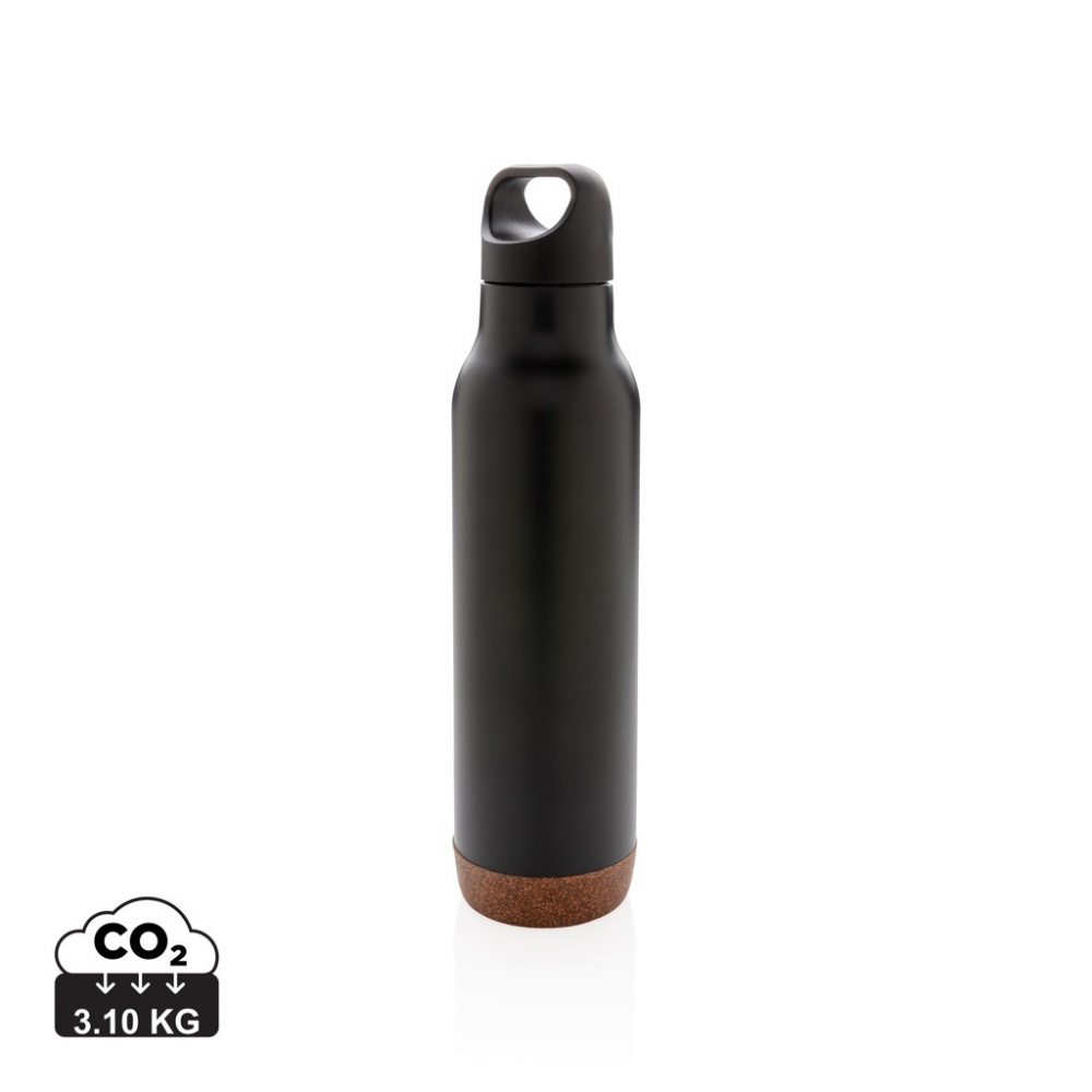 Logo trade corporate gifts picture of: Cork leakproof vacuum flask