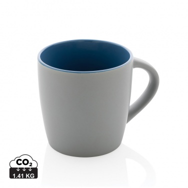 Logo trade promotional giveaways image of: Ceramic mug with coloured inner 300ml