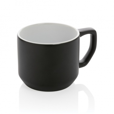 Logo trade corporate gifts image of: Ceramic modern mug 350ml