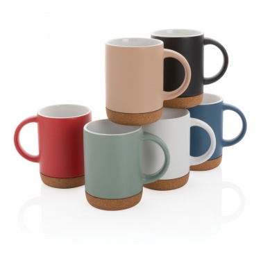 Logotrade promotional merchandise photo of: Ceramic mug with cork base 280ml