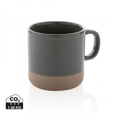 Logo trade promotional gifts image of: Glazed ceramic mug 360ml