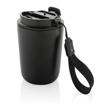 Logotrade promotional merchandise picture of: Cuppa RCS re-steel vacuum tumbler with lanyard