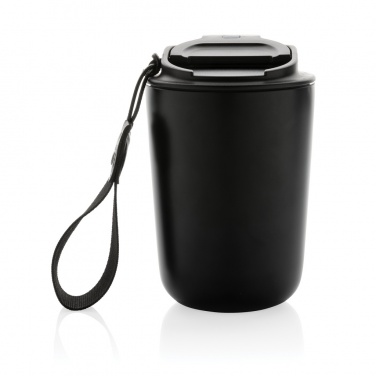 Logo trade promotional item photo of: Cuppa RCS re-steel vacuum tumbler with lanyard