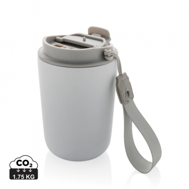 Logotrade advertising products photo of: Cuppa RCS re-steel vacuum tumbler with lanyard